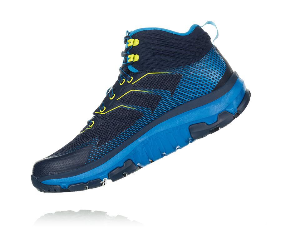 Hoka Australia One One Toa GORE-TEX - Mens Hiking Boots Navy - DRCUE-6097